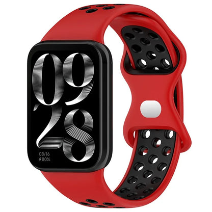 KALEBOL KLB-SSGJ-002 For Xiaomi Smart Band 8 Pro / Redmi Watch 4 Silicone Strap Dual Color