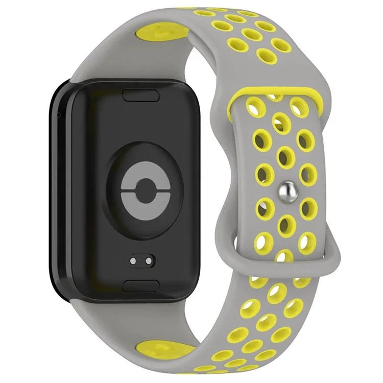 KALEBOL KLB-SSGJ-002 For Xiaomi Smart Band 8 Pro / Redmi Watch 4 Silicone Strap Dual Color