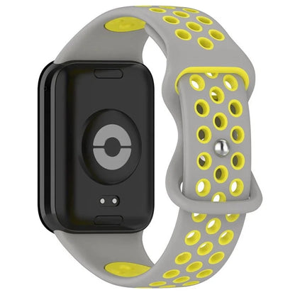 KALEBOL KLB-SSGJ-002 For Xiaomi Smart Band 8 Pro / Redmi Watch 4 Silicone Strap Dual Color