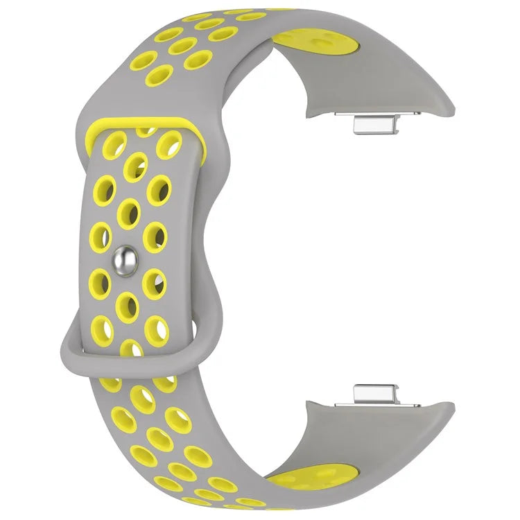 KALEBOL KLB-SSGJ-002 For Xiaomi Smart Band 8 Pro / Redmi Watch 4 Silicone Strap Dual Color