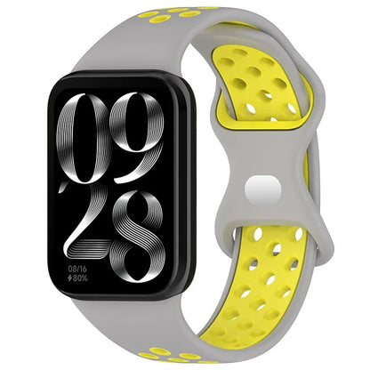 KALEBOL KLB-SSGJ-002 For Xiaomi Smart Band 8 Pro / Redmi Watch 4 Silicone Strap Dual Color