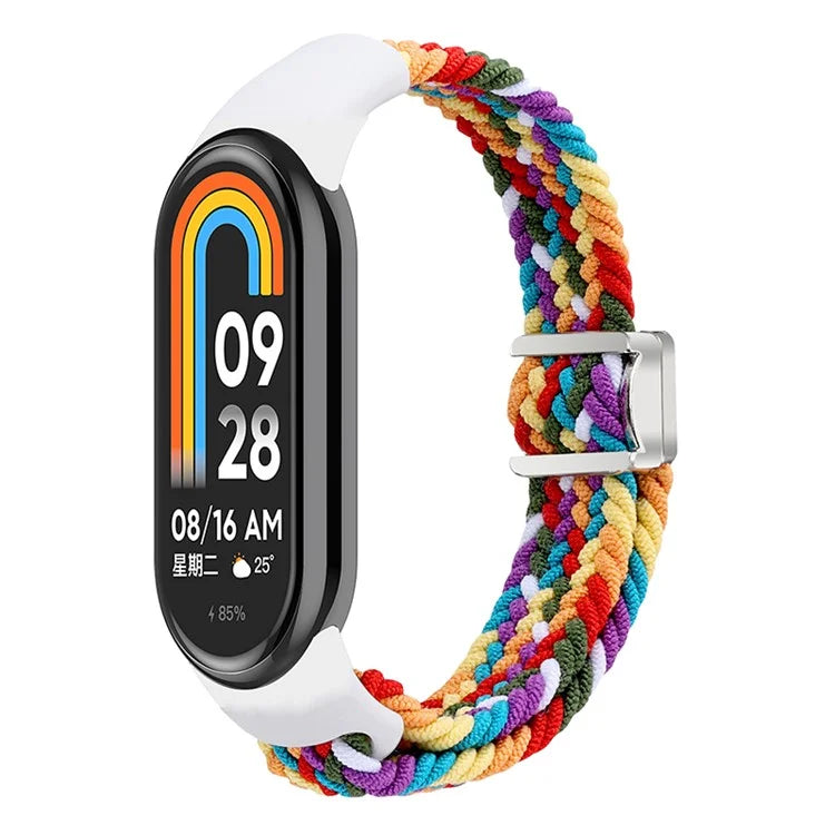Magnetic Braided Nylon Strap for Xiaomi Smart Band 8 Replacement Watch Band