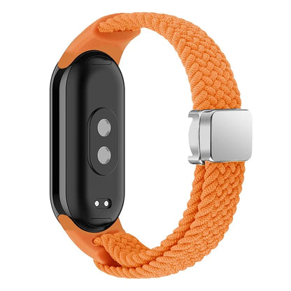 Magnetic Braided Nylon Strap for Xiaomi Smart Band 8 Replacement Watch Band