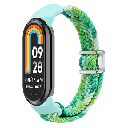 Magnetic Braided Nylon Strap for Xiaomi Smart Band 8 Replacement Watch Band