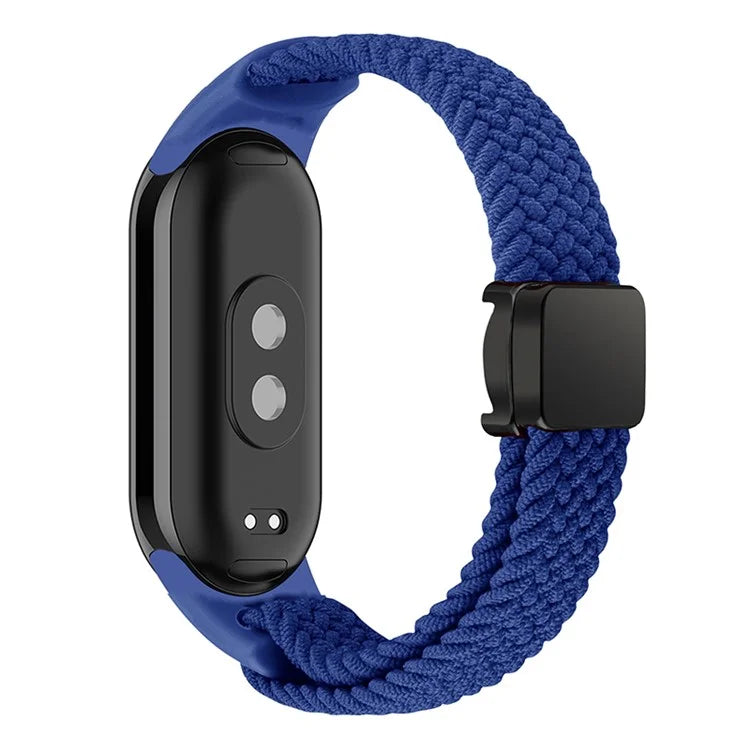 Magnetic Braided Nylon Strap for Xiaomi Smart Band 8 Replacement Watch Band