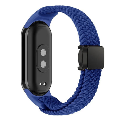Magnetic Braided Nylon Strap for Xiaomi Smart Band 8 Replacement Watch Band