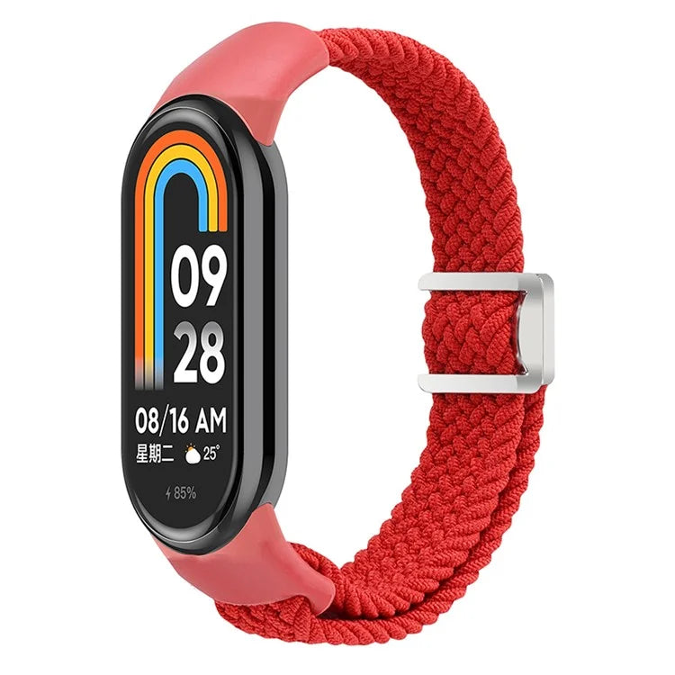 Magnetic Braided Nylon Strap for Xiaomi Smart Band 8 Replacement Watch Band