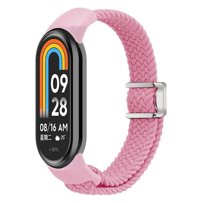 Magnetic Braided Nylon Strap for Xiaomi Smart Band 8 Replacement Watch Band