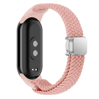 Magnetic Braided Nylon Strap for Xiaomi Smart Band 8 Replacement Watch Band