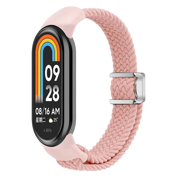 Magnetic Braided Nylon Strap for Xiaomi Smart Band 8 Replacement Watch Band