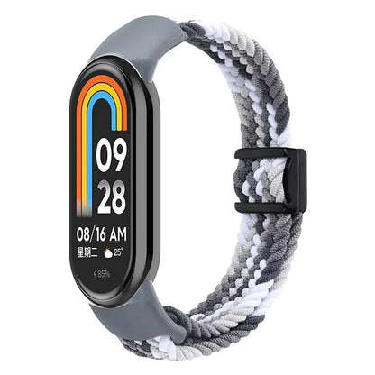 Magnetic Braided Nylon Strap for Xiaomi Smart Band 8 Replacement Watch Band