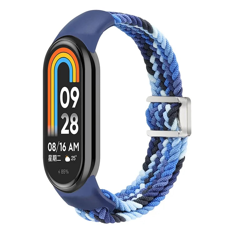 Magnetic Braided Nylon Strap for Xiaomi Smart Band 8 Replacement Watch Band