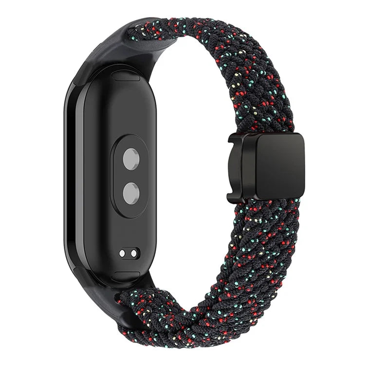 Magnetic Braided Nylon Strap for Xiaomi Smart Band 8 Replacement Watch Band