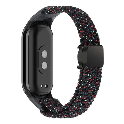 Magnetic Braided Nylon Strap for Xiaomi Smart Band 8 Replacement Watch Band