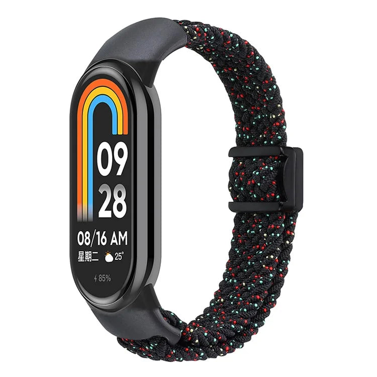 Magnetic Braided Nylon Strap for Xiaomi Smart Band 8 Replacement Watch Band