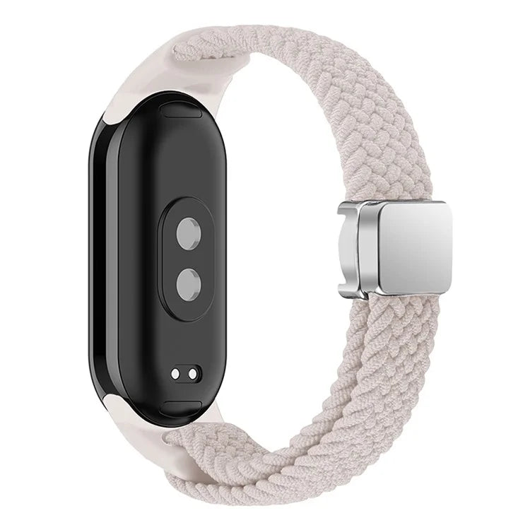 Magnetic Braided Nylon Strap for Xiaomi Smart Band 8 Replacement Watch Band
