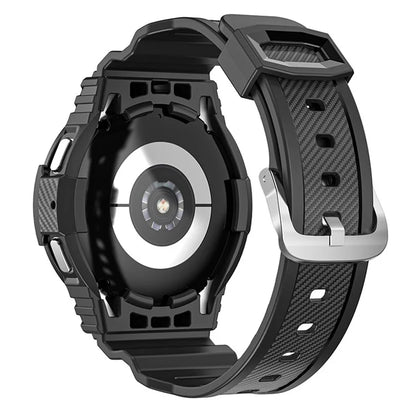 For Samsung Galaxy Watch4 44mm / Watch 5 44mm Replacement Band TPU Watch Strap with Case Cover