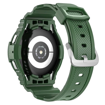For Samsung Galaxy Watch4 44mm / Watch 5 44mm Replacement Band TPU Watch Strap with Case Cover