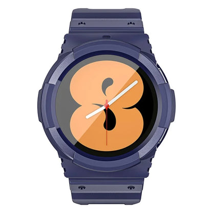 For Samsung Galaxy Watch4 44mm / Watch 5 44mm Replacement Band TPU Watch Strap with Case Cover