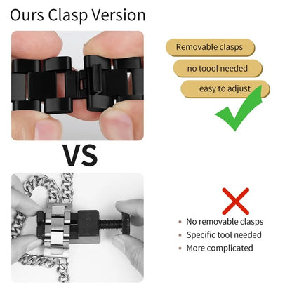 For Xiaomi Smart Band 8 Pro Double-Circle Band Stainless Steel Watch Strap
