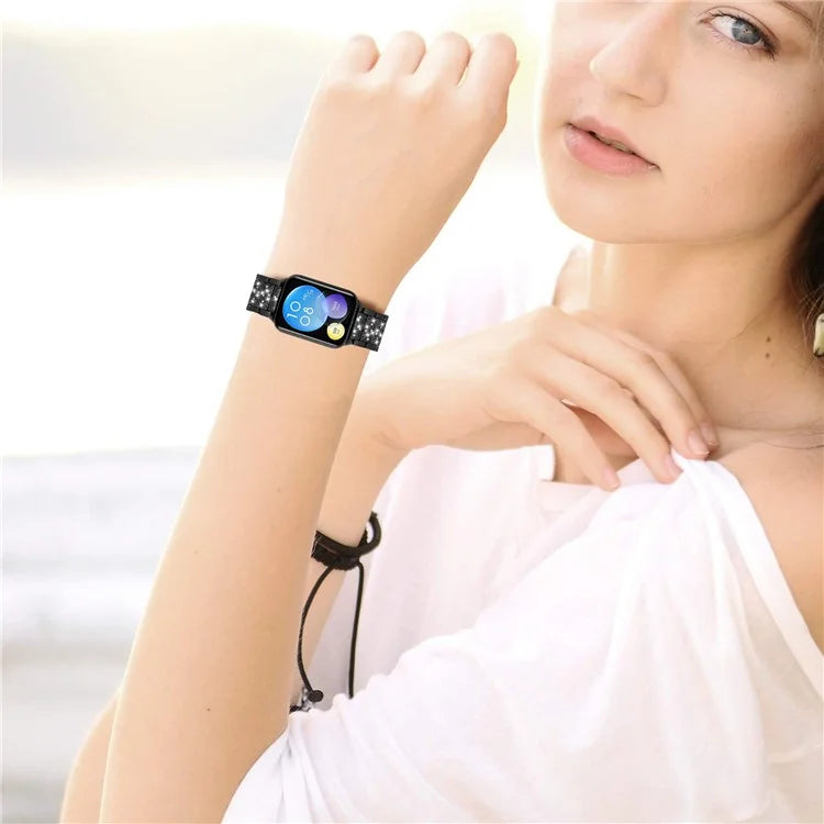 For Xiaomi Smart Band 8 Pro S-Shape Rhinestone Zinc Alloy Watch Strap Band
