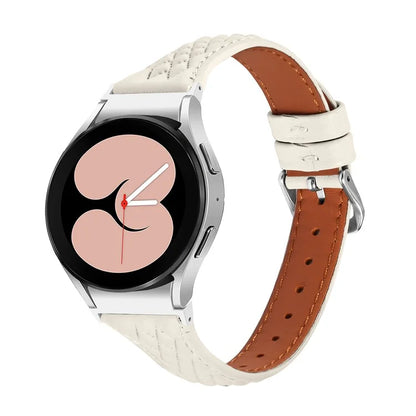 For Samsung Galaxy Watch4  /  Watch5  /  Watch4 Classic  /  Watch4 Active  /  Watch5 Active  /  Watch5 Pro Rhombus Watchband