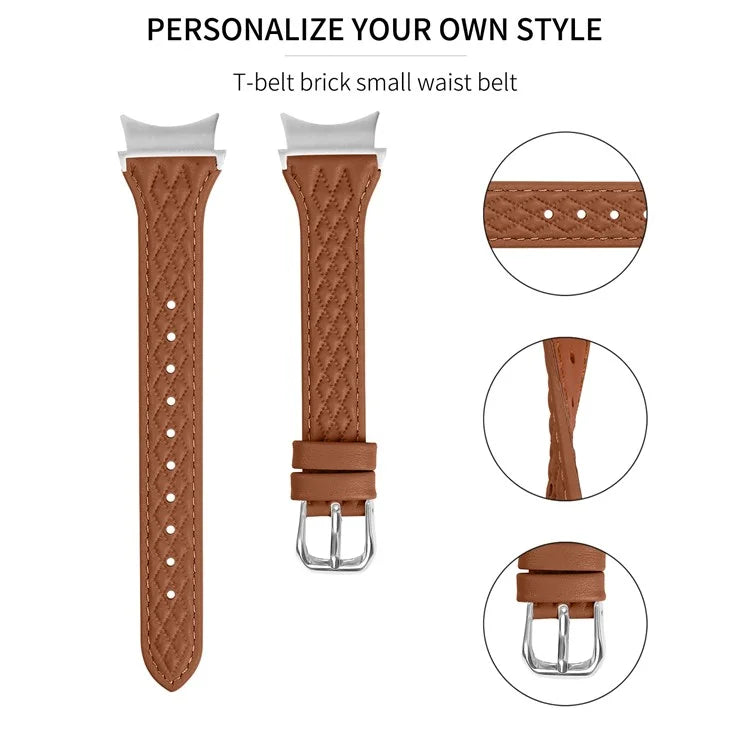 For Samsung Galaxy Watch4  /  Watch5  /  Watch4 Classic  /  Watch4 Active  /  Watch5 Active  /  Watch5 Pro Rhombus Watchband