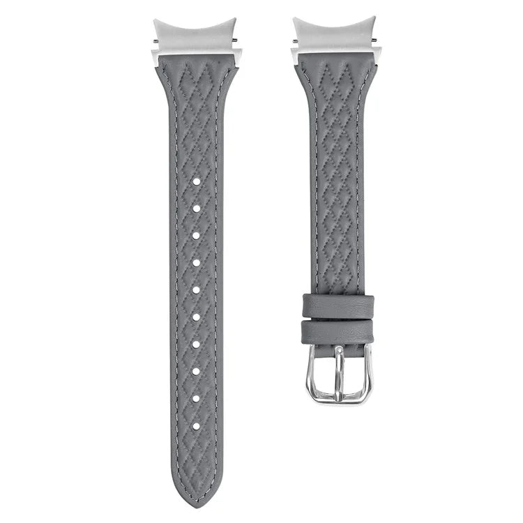For Samsung Galaxy Watch6 40mm / 44mm / Watch6 Classic 43mm / 47mm Watch Strap Top-Layer Cow Leather Watchband