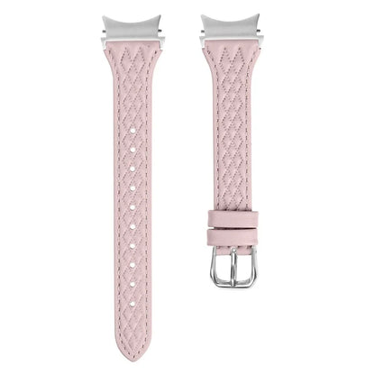 For Samsung Galaxy Watch6 40mm / 44mm / Watch6 Classic 43mm / 47mm Watch Strap Top-Layer Cow Leather Watchband