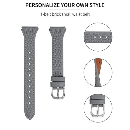 For Huawei Watch 2 / GT 2 42mm / GT 3 42mm Replacement Band Top-Layer Cow Leather Watch Strap