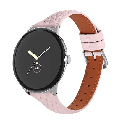 For Google Pixel Watch / Watch 2 Watch Strap Top-Layer Cow Leather Watch Band