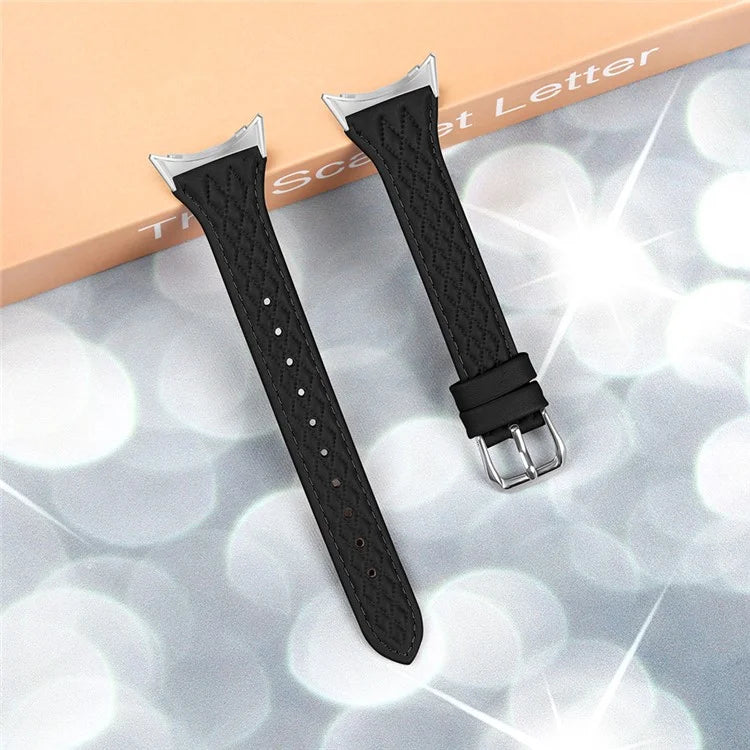 For Google Pixel Watch / Watch 2 Watch Strap Top-Layer Cow Leather Watch Band
