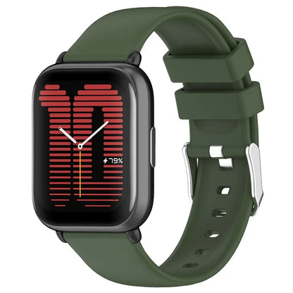 For Huami Amazfit Active / GTS 4 Mini Silicone Watch Band 20mm Replacement Strap