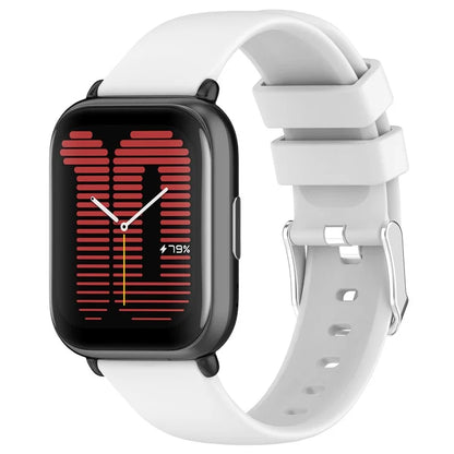 For Huami Amazfit Active / GTS 4 Mini Silicone Watch Band 20mm Replacement Strap