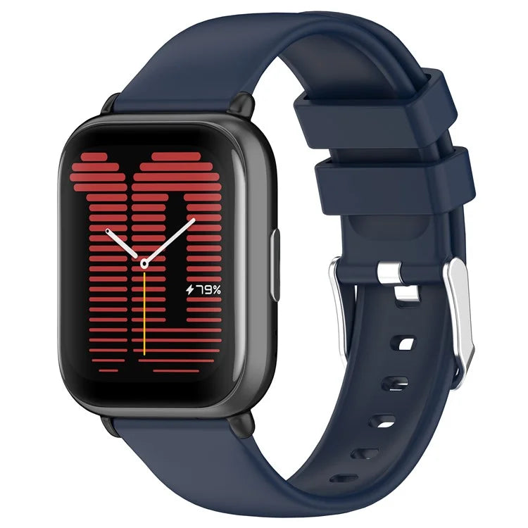 For Huami Amazfit Active / GTS 4 Mini Silicone Watch Band 20mm Replacement Strap