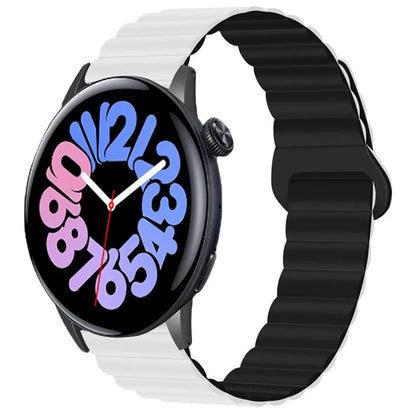 For vivo Watch 3 Magnetic Sport Loop Watch Band Silicone Dual Color Strap