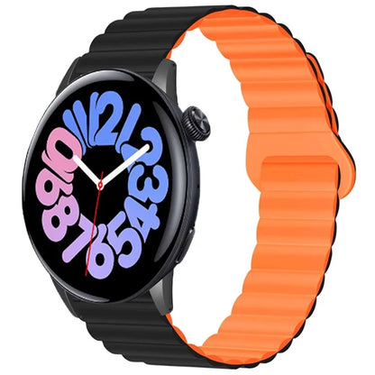 For vivo Watch 3 Magnetic Sport Loop Watch Band Silicone Dual Color Strap