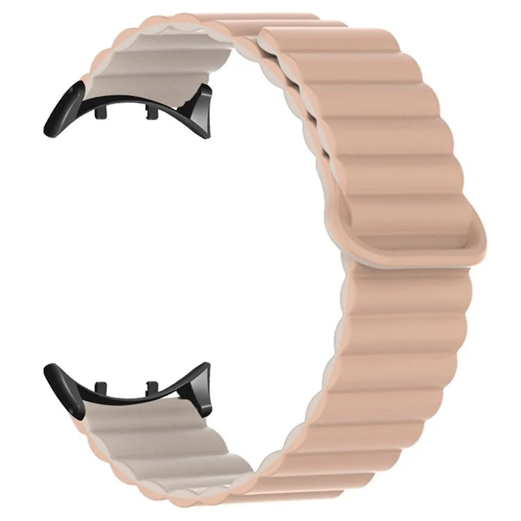 For vivo Watch 3 Magnetic Sport Loop Watch Band Silicone Dual Color Strap