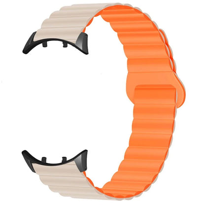 For vivo Watch 3 Magnetic Sport Loop Watch Band Silicone Dual Color Strap