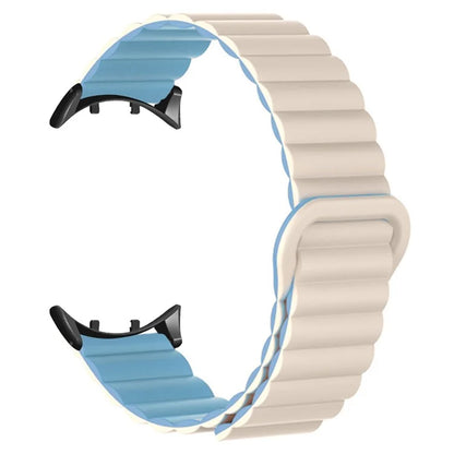 For vivo Watch 3 Magnetic Sport Loop Watch Band Silicone Dual Color Strap
