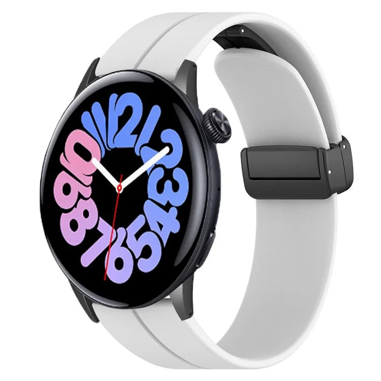 For vivo Watch 3 Band Silicone Sport Watch Straps with Folding Buckle