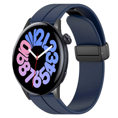 For vivo Watch 3 Band Silicone Sport Watch Straps with Folding Buckle
