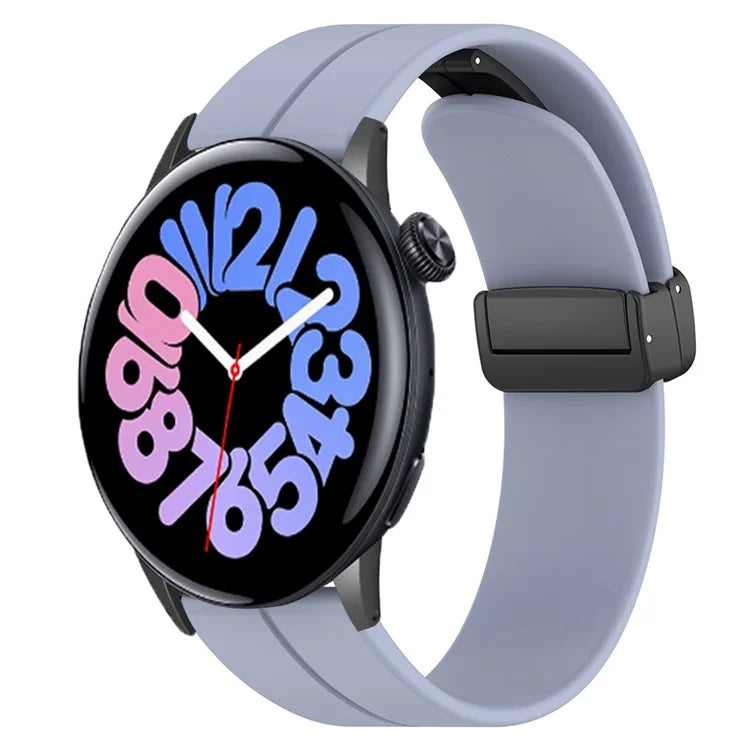 For vivo Watch 3 Band Silicone Sport Watch Straps with Folding Buckle