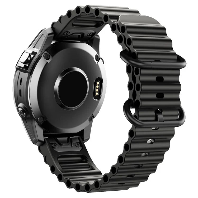 For Garmin Fenix 7 / Fenix 7 Pro Watch Strap 22mm Silicone Sport Band