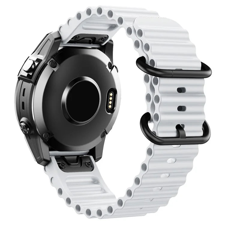 For Garmin Fenix 7 / Fenix 7 Pro Watch Strap 22mm Silicone Sport Band