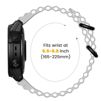 For Garmin Fenix 7 / Fenix 7 Pro Watch Strap 22mm Silicone Sport Band