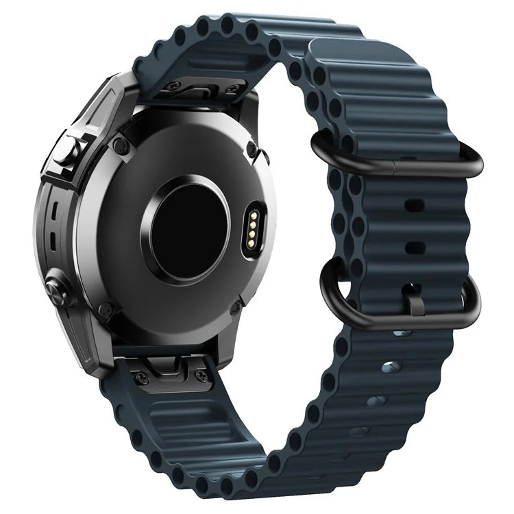 For Garmin Fenix 7 / Fenix 7 Pro Watch Strap 22mm Silicone Sport Band