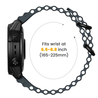 For Garmin Fenix 7 / Fenix 7 Pro Watch Strap 22mm Silicone Sport Band