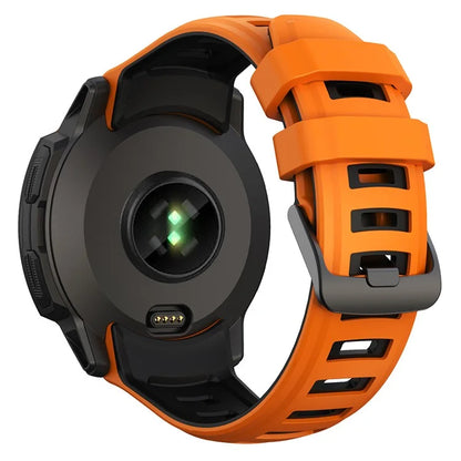 For Garmin Instinct 2X Silicone Watch Straps Dual Color Wrist Band