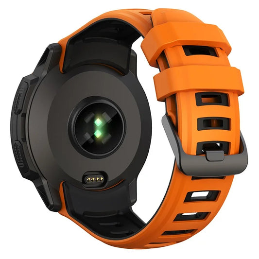 For Garmin Instinct 2X Silicone Watch Straps Dual Color Wrist Band